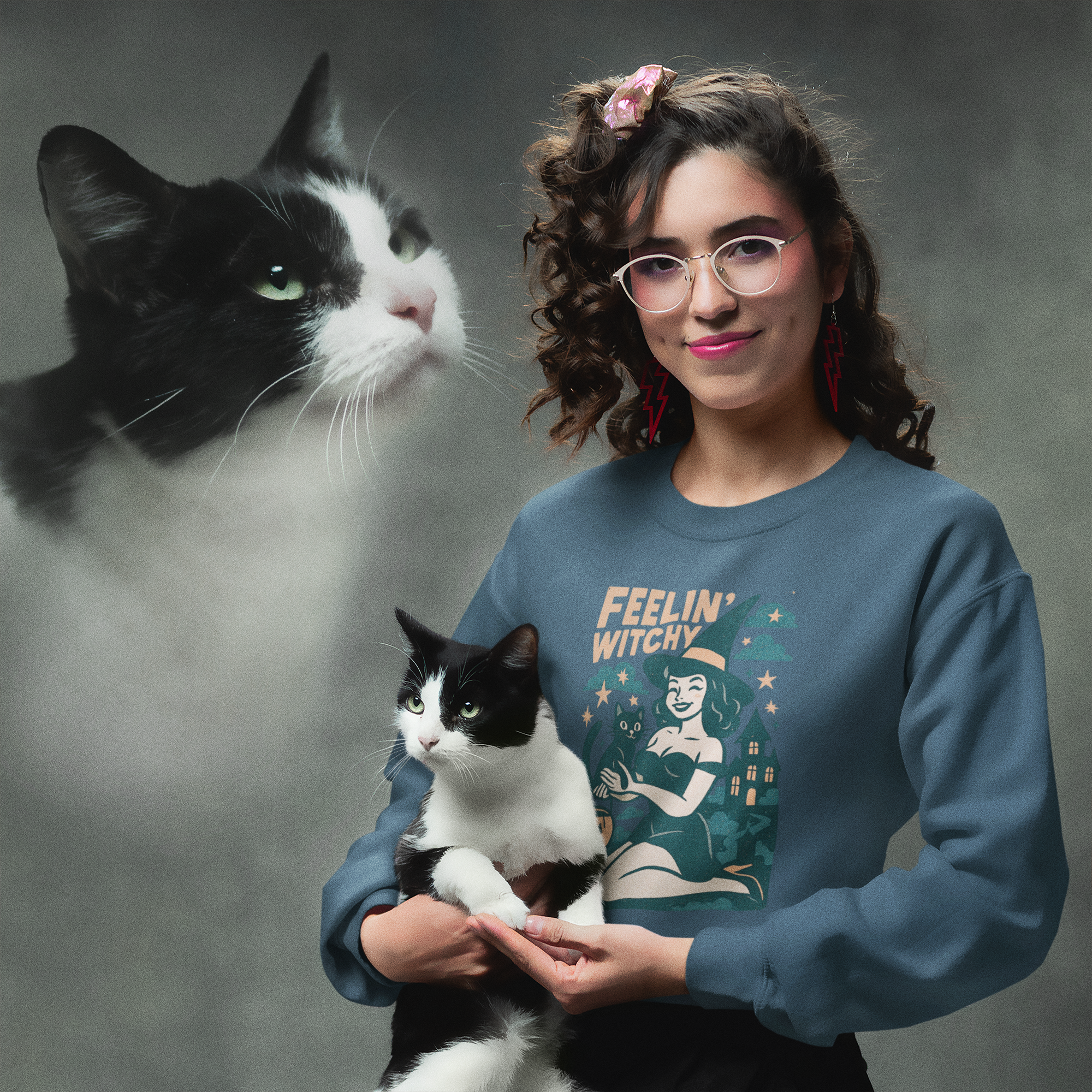 Feelin' Witchy - Crewneck Sweatshirt