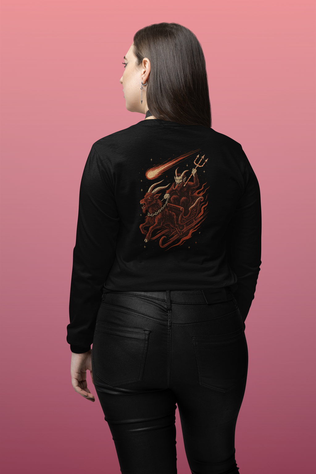 Krampus Rider – Long Sleeve T-Shirt