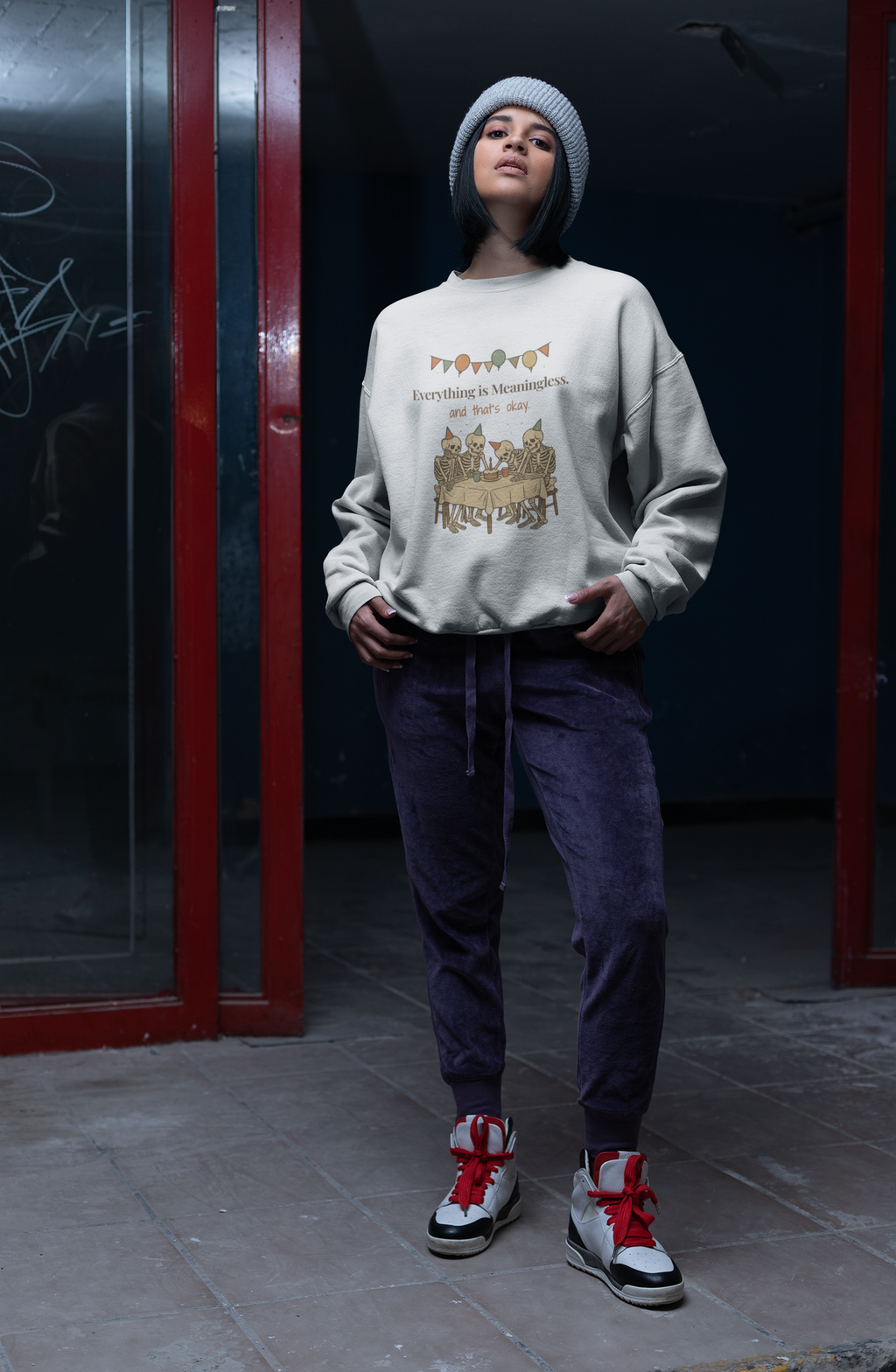 Everything is Meaningless and That's Okay - Crewneck Sweatshirt