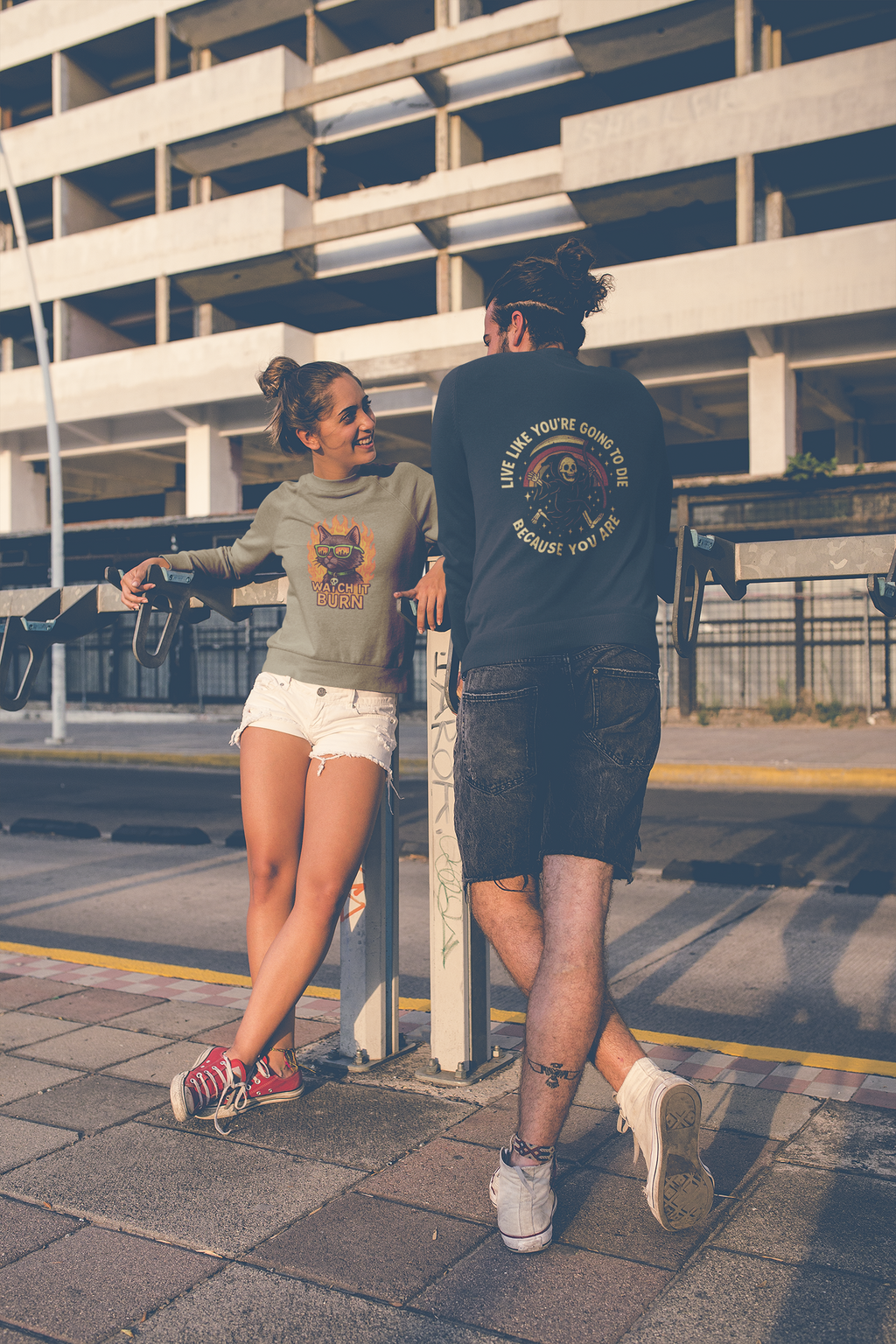 Live Like You’re Going to Die – Crewneck Sweatshirt